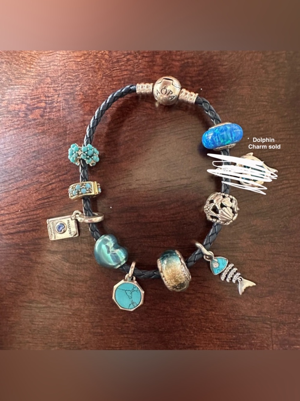 Pandora Blue Charm set 💙🐬🩵